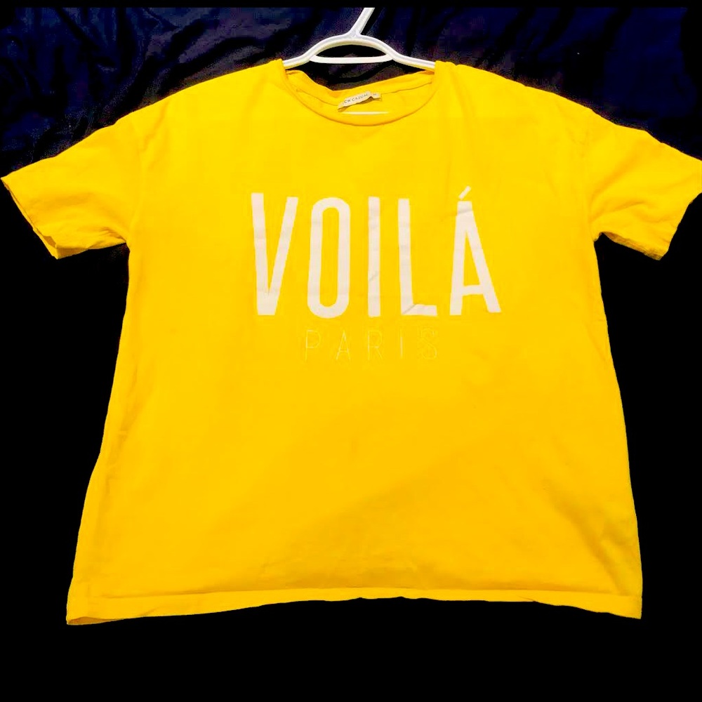 LCW yellow casual T-shirt